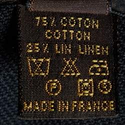 Louis Vuitton Black Denim Ruffled Crop Jacket M