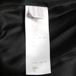Louis Vuitton Bordeaux Tweed Zip Front Coat S