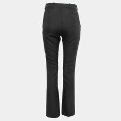 Louis Vuitton Black Wool & Mohair Formal Pants S