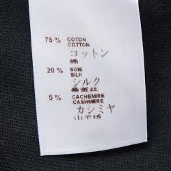 Pre Owned Louis Vuitton Black Knit Crew Neck Sweater S