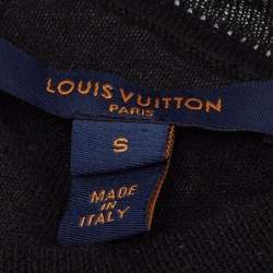 Louis Vuitton X Grace Coddington Catogram Silk & Wool Crew Neck Sweater S
