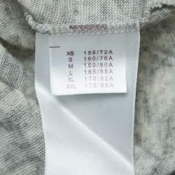 Louis Vuitton Grey Monogram Cotton Short Sleeve T-Shirt L