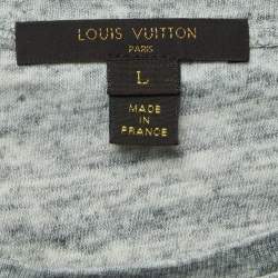 Louis Vuitton Grey Monogram Cotton Short Sleeve T-Shirt L