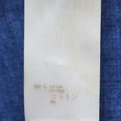 مملوكة مسبقًا Louis Vuitton Blue Print Cotton Buttoned Cardigan M