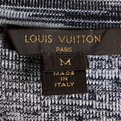 Louis Vuitton Grey Cotton & Silk Knit T-Shirt M