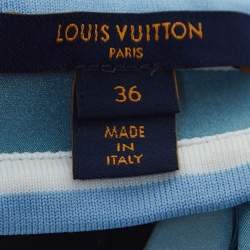 Louis Vuitton Blue Logo Monogram Nylon Active Wear Set S