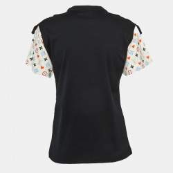 Louis Vuitton Multicolor Monogram Game On Cotton Contrast Back T-shirt M