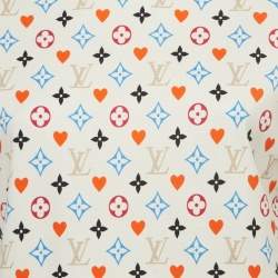 Louis Vuitton Multicolor Monogram Game On Cotton Contrast Back T-shirt M