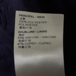 Louis Vuitton Navy Button Detailed Shorts S