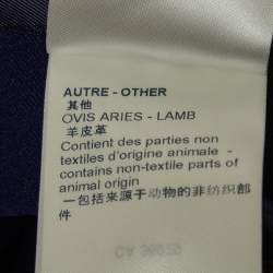 Louis Vuitton Navy Button Detailed Shorts S