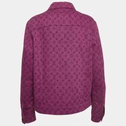 Louis Vuitton Purple Monogram Denim Jacket XL