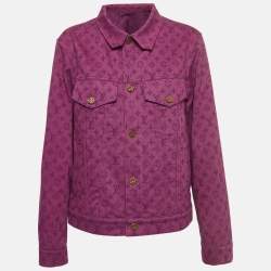 Louis Vuitton Purple Monogram Denim Jacket XL