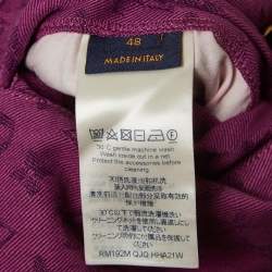 Louis Vuitton Purple Monogram Denim Jacket XL