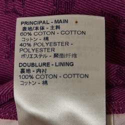 Louis Vuitton Purple Monogram Denim Jacket XL