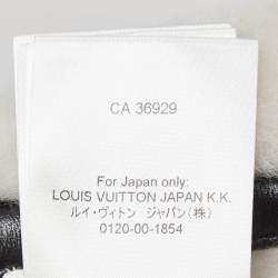Louis Vuitton Black Shearling and Napa Leather Duffle Pea Coat M