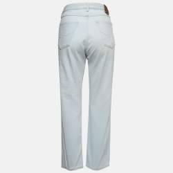 Louis Vuitton Light Blue Denim Regular Fit Jeans L Waist 34"