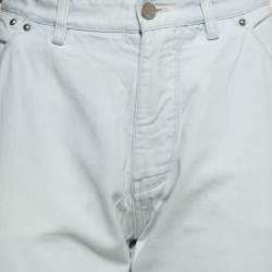 Louis Vuitton Light Blue Denim Regular Fit Jeans L Waist 34"