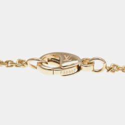 Louis Vuitton 18K Pink Gold Diamond Pandantif Ideal Blossom Necklace