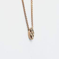 Louis Vuitton 18K Pink Gold Diamond Pandantif Blossom