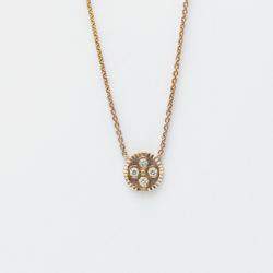 Louis Vuitton 18K Pink Gold Diamond Pandantif Blossom