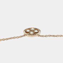 Louis Vuitton 18K Pink Gold Diamond Pandantif Blossom