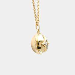 Louis Vuitton 18K Pink Gold B Blossom Diamond Necklace