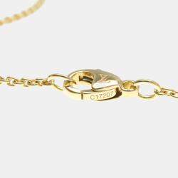 Louis Vuitton 18K Pink Gold B Blossom Diamond Necklace