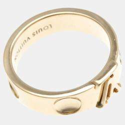 Louis Vuitton 18k Pink Gold Berg Empreinte Band Ring