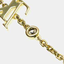 Louis Vuitton 18K Yellow Gold Idylle Blossom Charm Diamond Bracelet Carat/0.03
