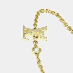 Louis Vuitton 18K Yellow Gold Idylle Blossom Charm Diamond Bracelet Carat/0.03