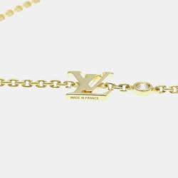 Louis Vuitton 18K Yellow Gold Idylle Blossom Charm Diamond Bracelet Carat/0.03