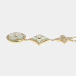 Louis Vuitton 18K Rose Gold Cravatt Blossom Necklace
