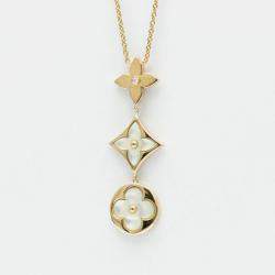 Louis Vuitton 18K Rose Gold Cravatt Blossom Necklace