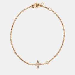 Louis Vuitton Diamond 18k Yellow Gold Idylle Blossom Bracelet 