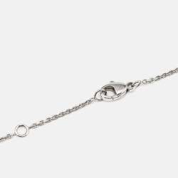 Louis Vuitton Idylle Blossom Diamiond 18k White Gold Necklace