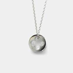 Louis Vuitton Empreinte 18K White Gold Pendant Necklace