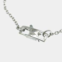 Louis Vuitton Empreinte 18K White Gold Pendant Necklace
