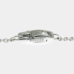 Louis Vuitton Empreinte 18K White Gold Pendant Necklace