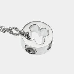 Louis Vuitton Empreinte 18K White Gold Pendant Necklace