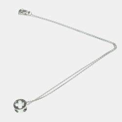 Louis Vuitton Empreinte 18K White Gold Pendant Necklace