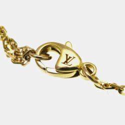 Pre Owned Louis Vuitton Star Blossom 18K Pink Gold Diamond Pendant Necklace