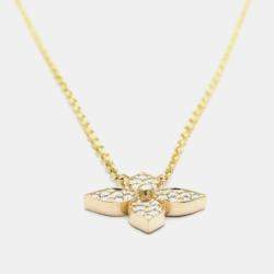 Pre Owned Louis Vuitton Star Blossom 18K Pink Gold Diamond Pendant Necklace