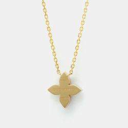 Pre Owned Louis Vuitton Star Blossom 18K Pink Gold Diamond Pendant Necklace