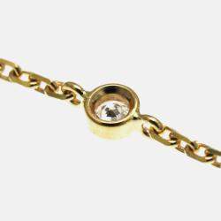 Pre Owned Louis Vuitton Star Blossom Pink Gold 18K Diamond Mother Of Pearl Charm Bracelet