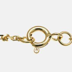 Pre Owned Louis Vuitton Star Blossom Pink Gold 18K Diamond Mother Of Pearl Charm Bracelet