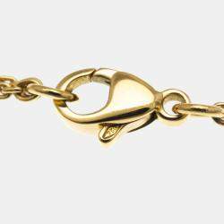 Pre Owned Louis Vuitton Ombre Blossom Diamonds 18K  Pink Gold Diamond Pendant Necklace 