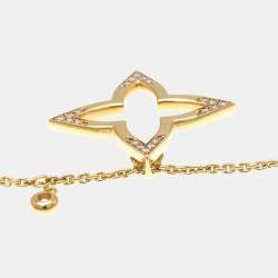 Pre Owned Louis Vuitton Ombre Blossom Diamonds 18K  Pink Gold Diamond Pendant Necklace 