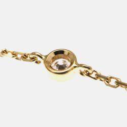 Pre Owned Louis Vuitton Pandantif Star Blossom Bb Pink Gold 18K Diamond Mother Of Pearl Pendant Necklace Pink Gold