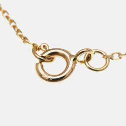 Pre Owned Louis Vuitton Pandantif Star Blossom Bb Pink Gold 18K Diamond Mother Of Pearl Pendant Necklace Pink Gold