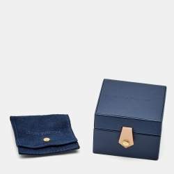 Pre Owned Louis Vuitton LV Volt Diamond 18k Yellow Gold Small Model Necklace